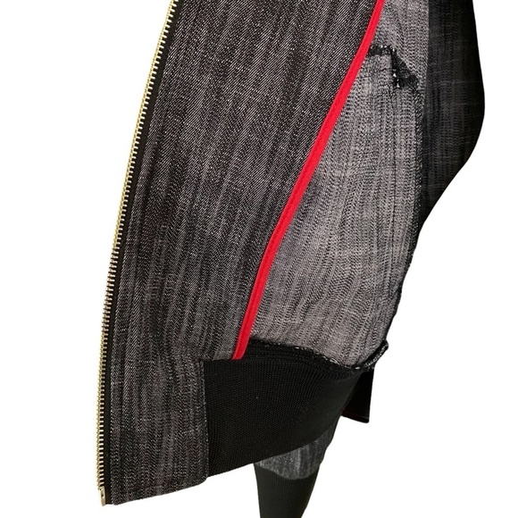 Larry Levine Vintage Style denim bomber jacket Coat 80s - Picture 3 of 8